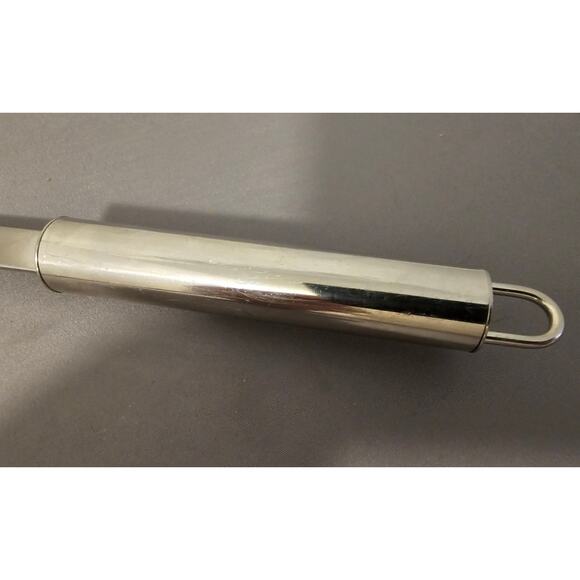 Silver Stainless Steel Soup Ladle - Dishwasher Safe - 12 inches long - Picture 2 of 8
